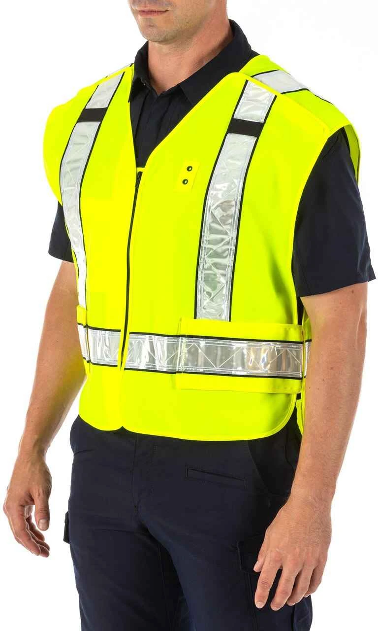 5.11 Tactical 5-Point Breakaway Hi-Vis Safety Vest 49022 4 5.11 Tactical 5-Point Breakaway Hi-Vis Safety Vest 49022 - Image 2