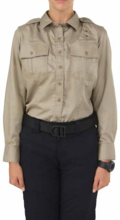 5.11 Tactical Women's Twill PDU Class A Long Sleeve Shirt 62064 -Outdoor Life Store 5.11 tactical womens twill pdu class a long sleeve shirt 62064 62064 69502.1603739459