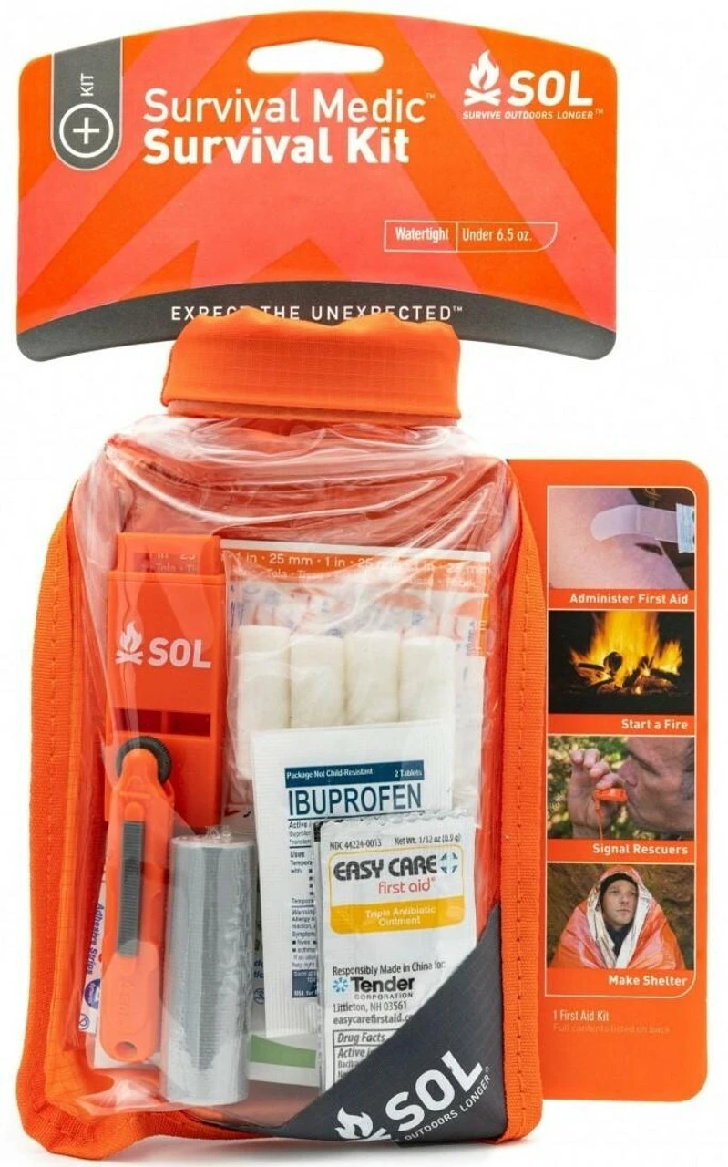 Adventure Medical Kits Survival Medic In Dry Bag 0140-1748 3 Adventure Medical Kits Survival Medic In Dry Bag 0140-1748