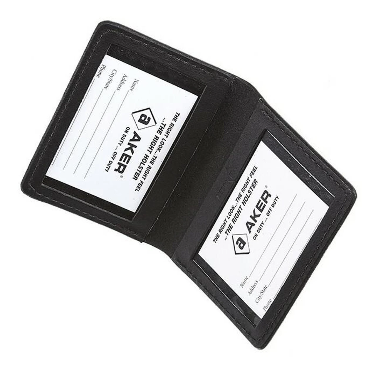 Aker Model 596 Double Window I.D. Case 3 Aker Model 596 Double Window I.D. Case