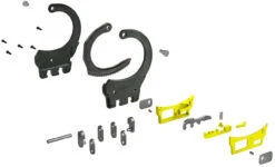 ASP Products Aluminum Hinge Ultra Plus Cuffs HUPCA -Outdoor Life Store asp products aluminum hinge ultra plus cuffs hupca hupca 09024.1621035269