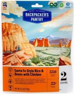 Backpacker's Pantry Santa Fe Rice & Beans W/ Chicken - 2 Servings