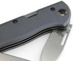 Benchmade 317 Grey Weekender Clip-Point Multi-Blade Folding Pocket Knife -Outdoor Life Store benchmade 317 grey weekender clip point multi blade folding pocket knife 317 63792.1676424578
