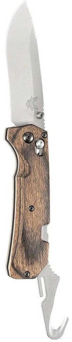 Benchmade AXIS Drop-Point Wood Grizzly Creek Knife 15060-2