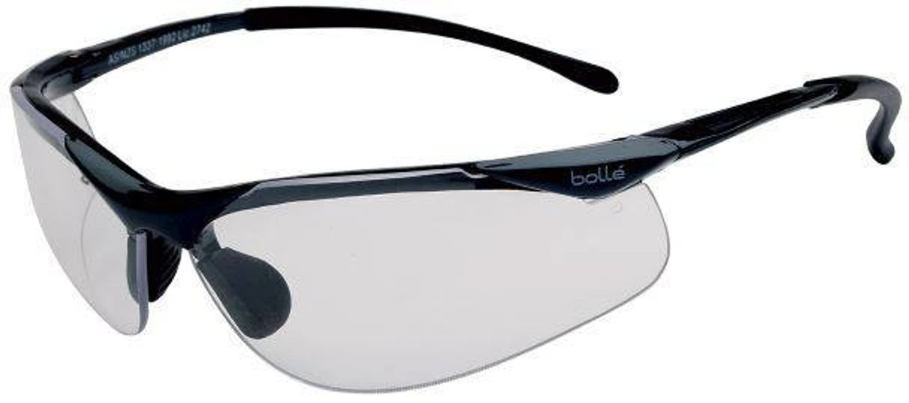 Bolle Contour Safety Glasses With Clear PC ASAF Lenses 3 Bolle Contour Safety Glasses With Clear PC ASAF Lenses