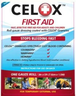 Celox Gauze Roll 5' X 3"