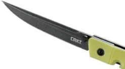 CRKT 7096YGK CEO Bamboo Low Profile Folding Knife -Outdoor Life Store columbia river knife and tool ceo bamboo folding knife 7096ygk 75701.1611720123