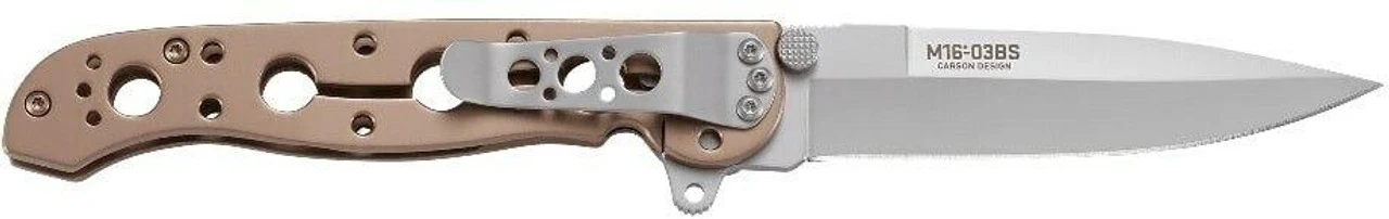 CRKT M16-03BS Spear Point Tactical Flipper Folding Knife With Silver Blade 4 CRKT M16-03BS Spear Point Tactical Flipper Folding Knife With Silver Blade - Image 2