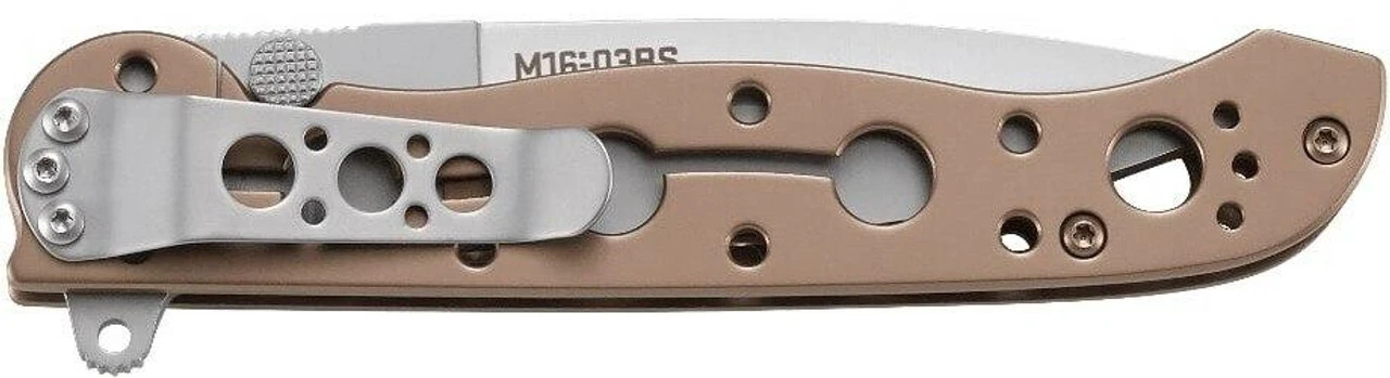 CRKT M16-03BS Spear Point Tactical Flipper Folding Knife With Silver Blade 8 CRKT M16-03BS Spear Point Tactical Flipper Folding Knife With Silver Blade - Image 6