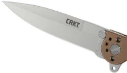CRKT M16-03BS Spear Point Tactical Flipper Folding Knife With Silver Blade 14 CRKT M16-03BS Spear Point Tactical Flipper Folding Knife With Silver Blade -Outdoor Life Store columbia river knife and tool m16 03bs bronze with silver blade folding knife m16 03bs 99152.1655759061