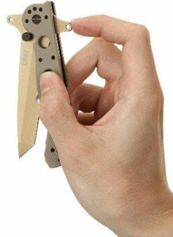 CRKT M16-13DSFG Desert Special Forces Tanto Flipper Folding Knife -Outdoor Life Store columbia river knife and tool m16 special forces folding knife m16specialforces 76024.1656266078