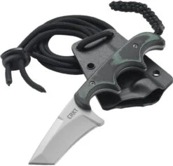 CRKT 2386 Minimalist Tanto Compact Fixed Blade Neck Knife -Outdoor Life Store columbia river knife and tool minimalist tanto knife fixed blade neck knife 2386 64396.1655312422