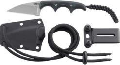 CRKT 2385 Minimalist Wharncliffe Compact Fixed Blade Neck Knife -Outdoor Life Store columbia river knife and tool minimalist wharncliffe fixed blade neck knife 2385 29477.1655320045