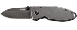 CRKT 2490KS Squid Black Stonewash Drop Point Folding Knife