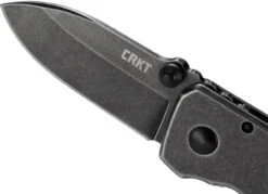 CRKT 2490KS Squid Black Stonewash Drop Point Folding Knife -Outdoor Life Store columbia river knife and tool squid drop point folding knife 2490ks 50006.1655397291
