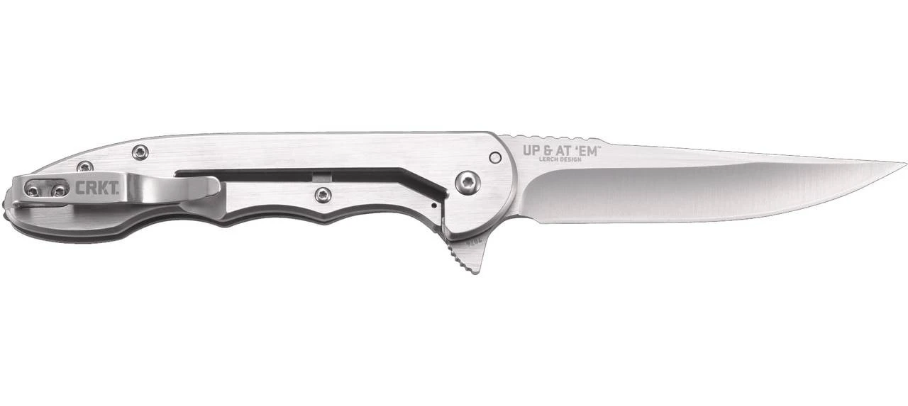 CRKT 7076 Up & At 'Em Clip Point Flipper Folding Knife 4 CRKT 7076 Up & At 'Em Clip Point Flipper Folding Knife - Image 2