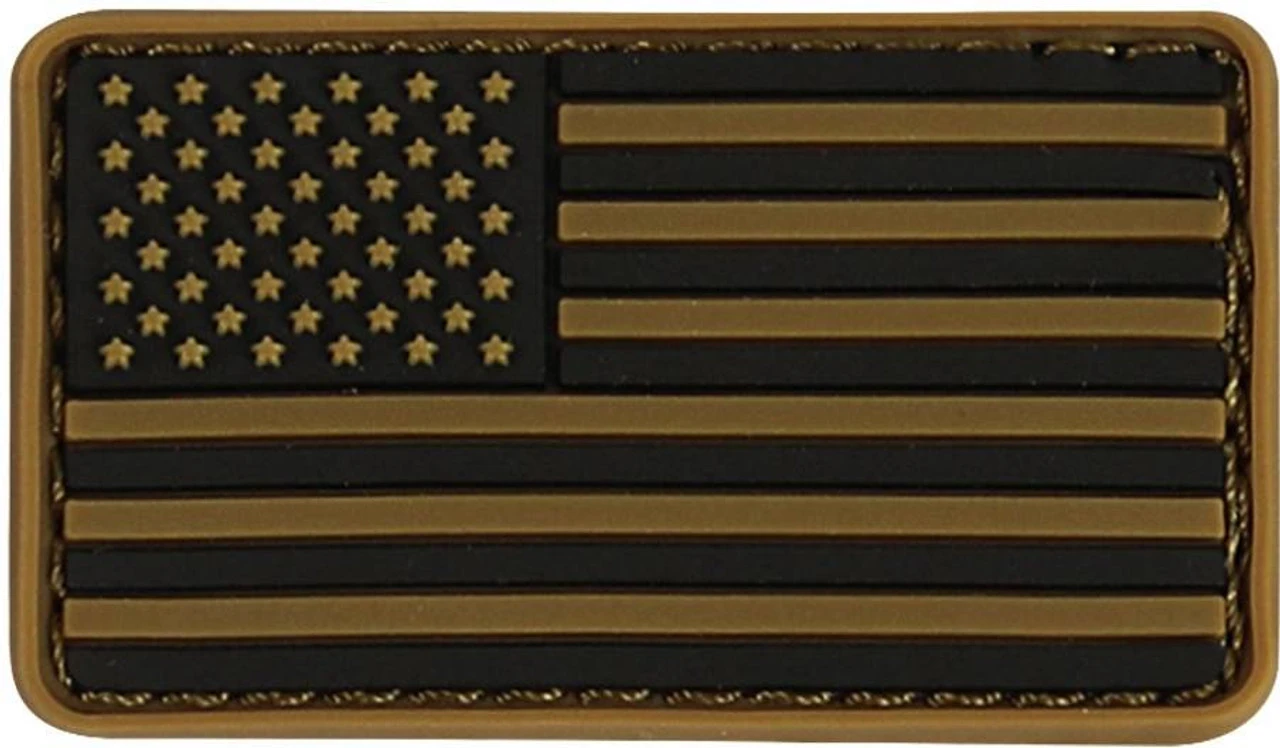 Condor Mini US Flag PVC Patch (6 Pack) 3 Condor Mini US Flag PVC Patch (6 Pack)