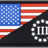 Condor US Flag Morale PVC Three Percenter Patch (6 Pack) -Outdoor Life Store condor us flag morale pvc three percenter patch 181006 004 97736.1601534272