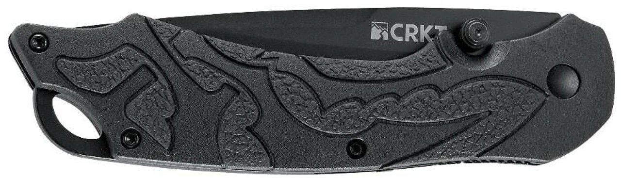 CRKT 1100 Moxie Black Spear Point Assisted Opening Folding Knife 6 CRKT 1100 Moxie Black Spear Point Assisted Opening Folding Knife - Image 4