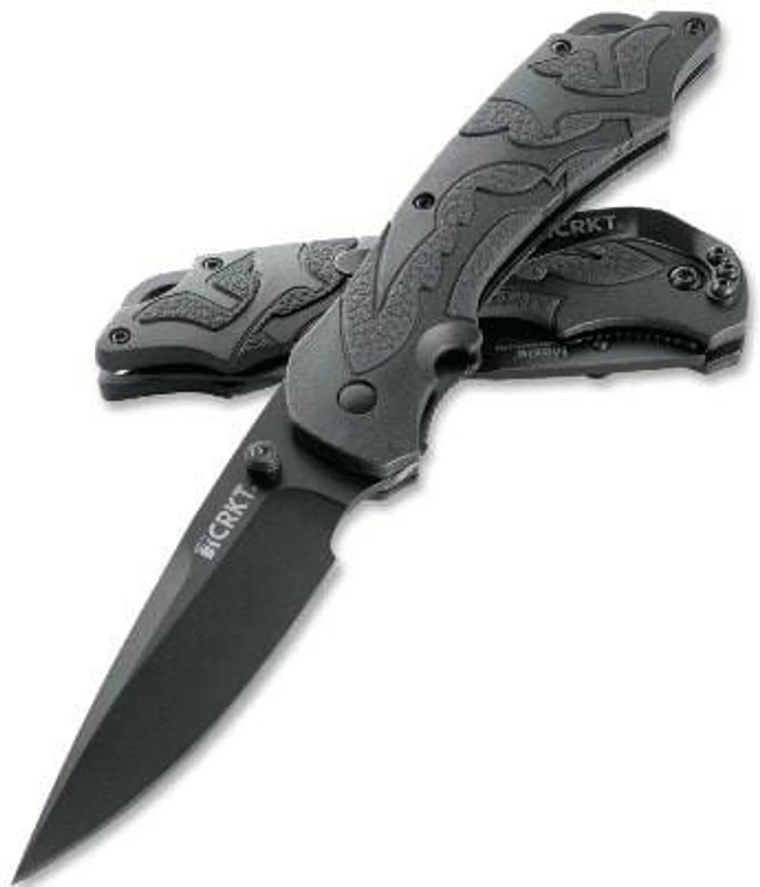 CRKT 1100 Moxie Black Spear Point Assisted Opening Folding Knife 5 CRKT 1100 Moxie Black Spear Point Assisted Opening Folding Knife - Image 3