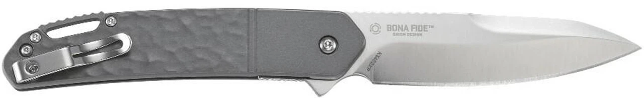 CRKT K540GXP Bona Fida Silver Drop Point EDC Field Strip Flipper Folding Knife 4 CRKT K540GXP Bona Fida Silver Drop Point EDC Field Strip Flipper Folding Knife - Image 2