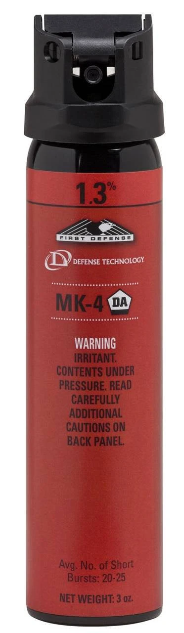 Defense Technology First Defense 1.3% MK-4 Cone OC Aerosol 3 Defense Technology First Defense 1.3% MK-4 Cone OC Aerosol