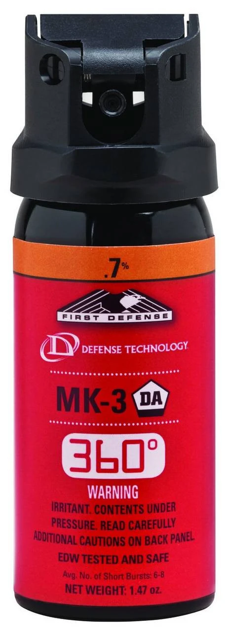Defense Technology First Defense 360 .7% MK-3 Stream OC Aerosol 3 Defense Technology First Defense 360 .7% MK-3 Stream OC Aerosol