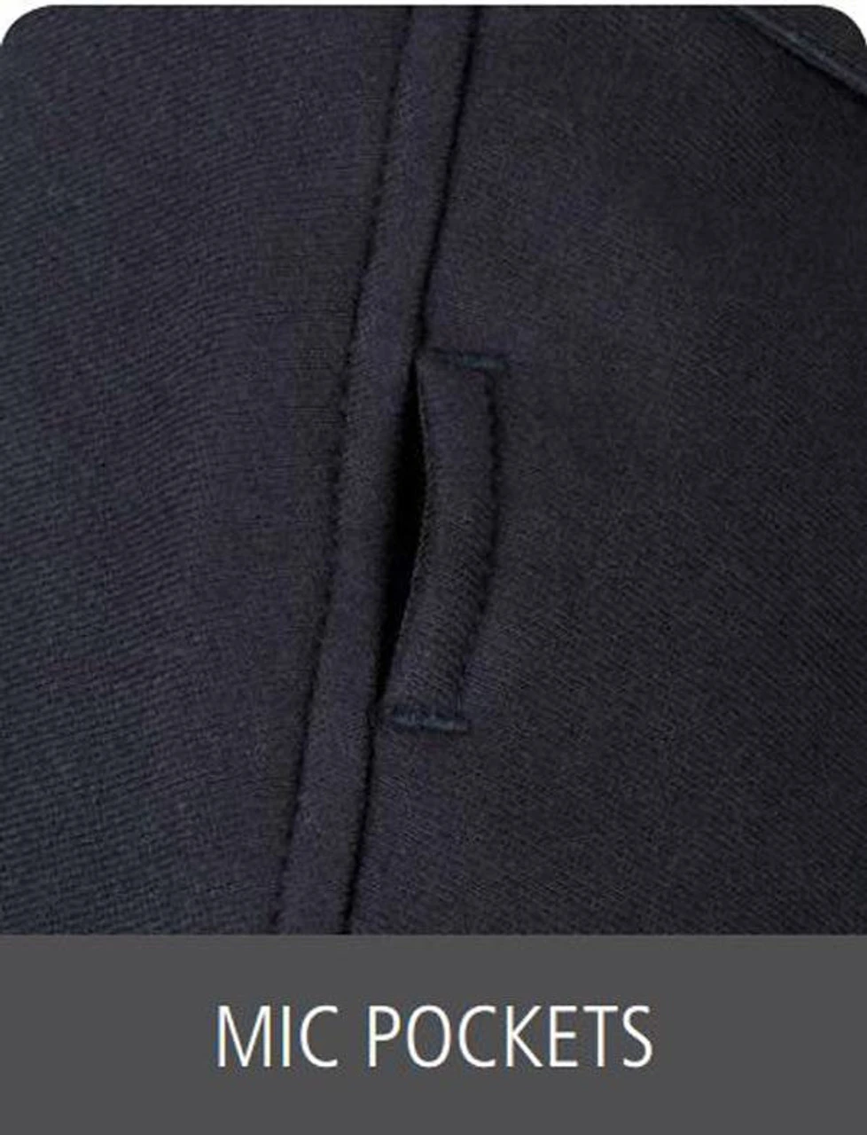 Elbeco Navy Quarter Zip Job Shirt 5 Elbeco Navy Quarter Zip Job Shirt - Image 3