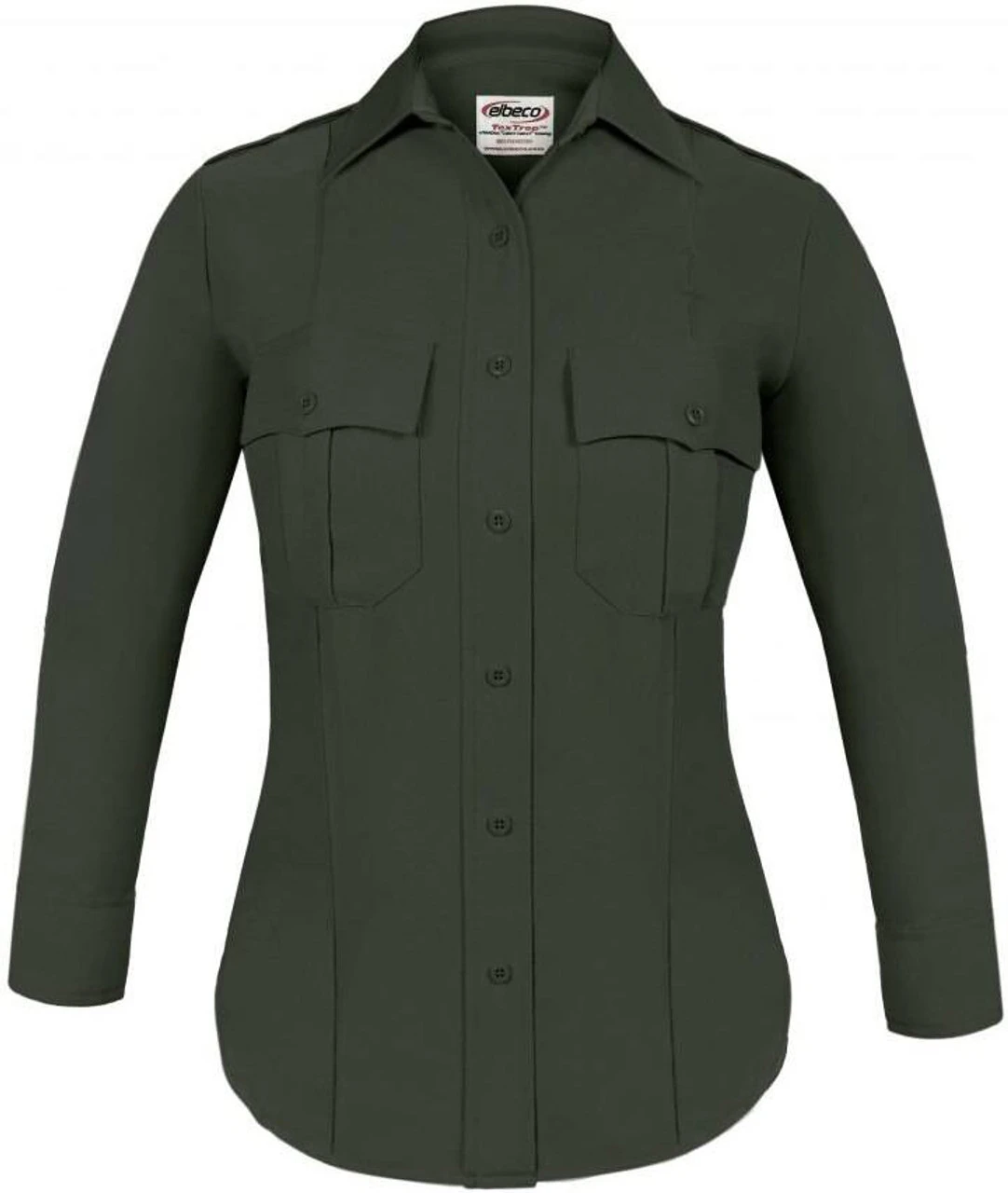 Elbeco Textrop2 Womens Zippered Long Sleeve Shirt 4 Elbeco Textrop2 Womens Zippered Long Sleeve Shirt - Image 2