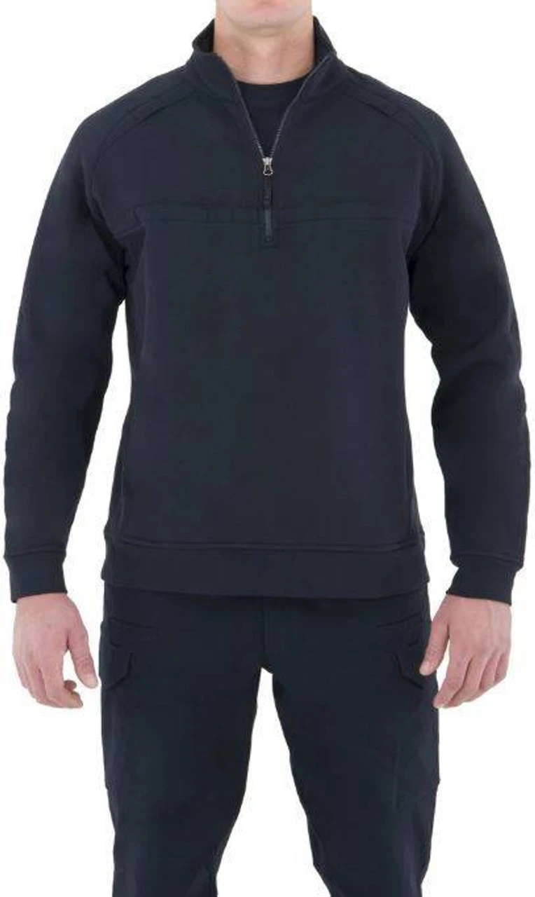 First Tactical Men's 1/4 Zip Cotton Job Shirt 118507 4 First Tactical Men's 1/4 Zip Cotton Job Shirt 118507 - Image 2