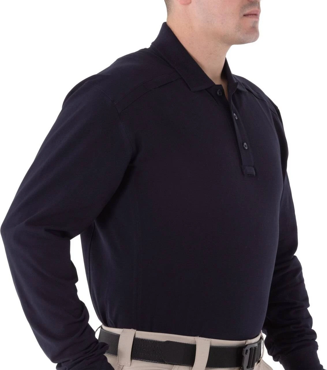 First Tactical Men's Cotton Long Sleeve Polo 111502 5 First Tactical Men's Cotton Long Sleeve Polo 111502 - Image 3