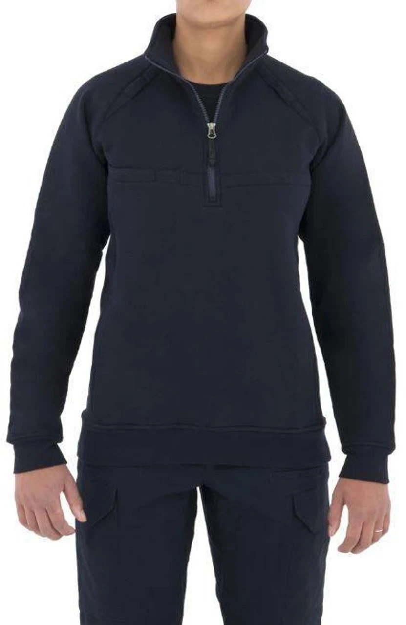 First Tactical Women's 1/4 Zip Cotton Job Shirt 128507 6 First Tactical Women's 1/4 Zip Cotton Job Shirt 128507 - Image 4