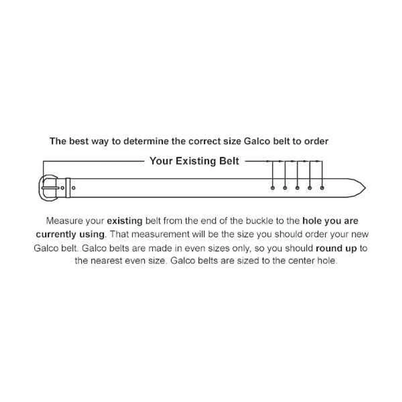 Galco SB1 1 1/4" Dress Holster Belt 5 Galco SB1 1 1/4" Dress Holster Belt - Image 3