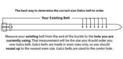 Galco SB2 1 1/2" Casual Holster Belt -Outdoor Life Store galco sb2 1 12 casual holster belt sb2 50131.1631571023