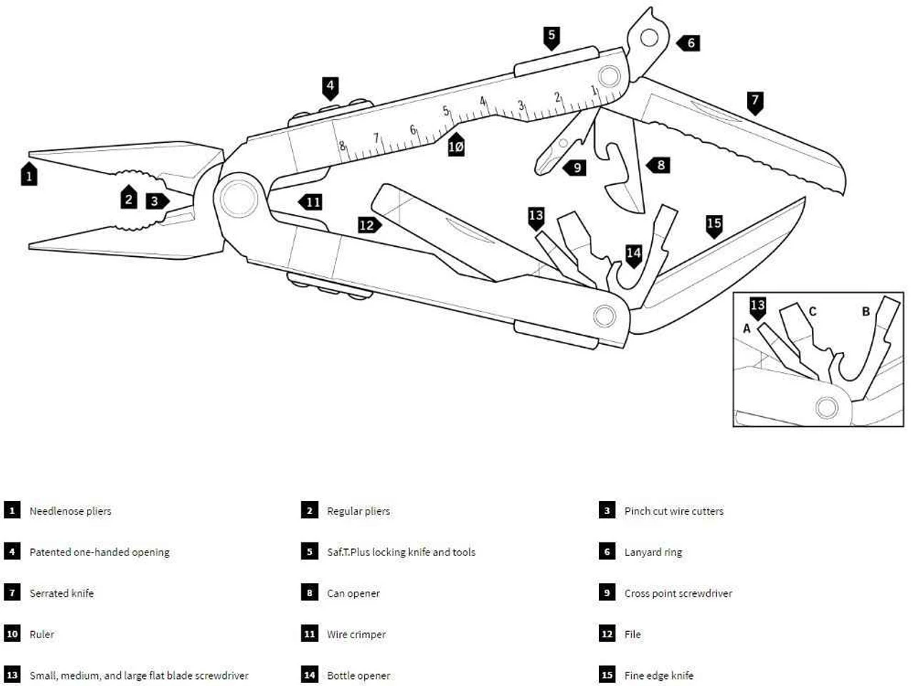Gerber 600 Needlenose Multi-Plier 6 Gerber 600 Needlenose Multi-Plier - Image 4