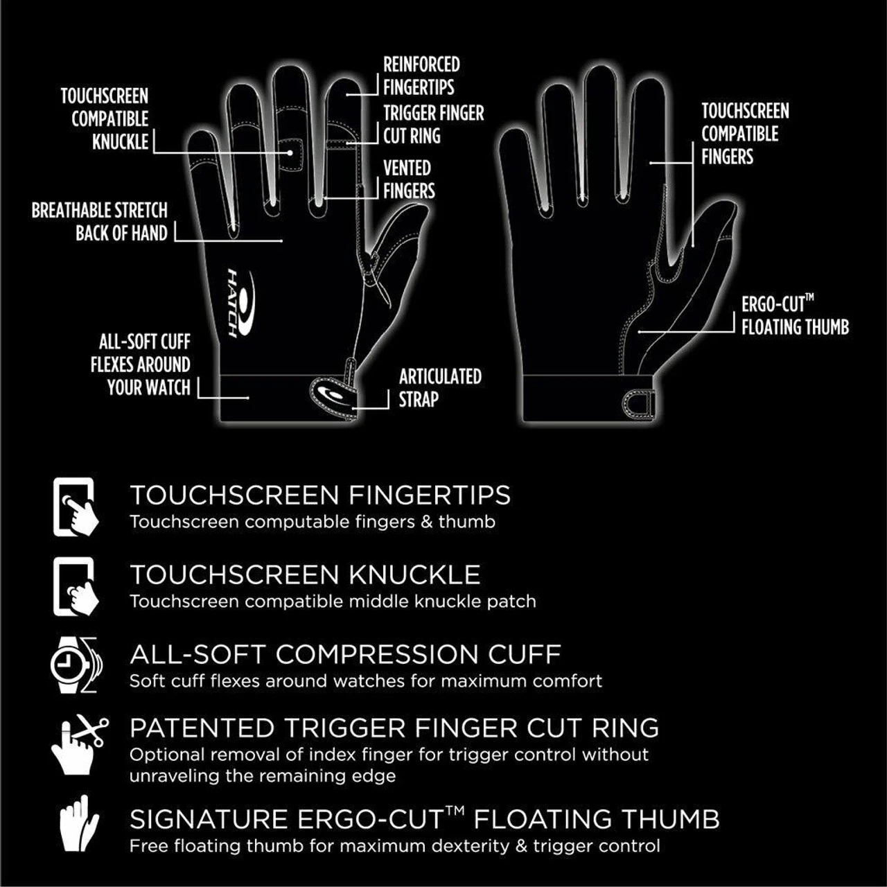 Hatch Task Medium Police Duty Glove W/ Kevlar TSK324 7 Hatch Task Medium Police Duty Glove W/ Kevlar TSK324 - Image 5