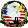 Hero's Pride Never Forget 9-11-01 12" Wide Patch