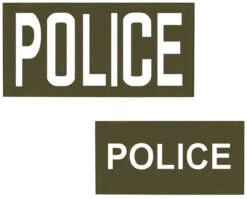 Hero's Pride Police Tactical Chest And Back Patch Set -Outdoor Life Store heros pride police tactical chest and back patch set hp 116040 19015.1620906412