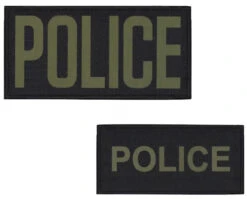 Hero's Pride Police Tactical Chest And Back Patch Set -Outdoor Life Store heros pride police tactical chest and back patch set hp 116040 46456.1620906126