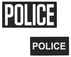 Hero's Pride Police Tactical Chest And Back Patch Set