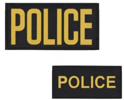 Hero's Pride Police Tactical Chest And Back Patch Set -Outdoor Life Store heros pride police tactical chest and back patch set hp 116040 98844.1620906158