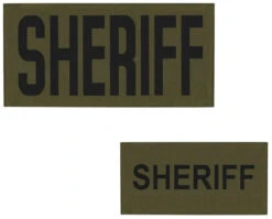 Hero's Pride Sheriff Tactical Chest And BackPatch Set -Outdoor Life Store heros pride sheriff tactical chest and backpatch set hp 116041 67725.1620906183