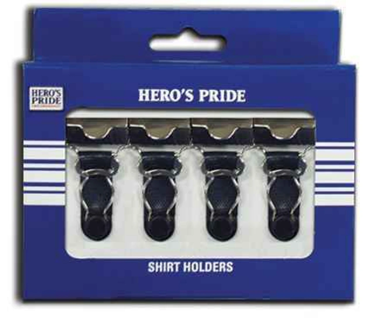 Hero's Pride Black Adjustable Shirt Holders 9054B 4 Hero's Pride Black Adjustable Shirt Holders 9054B - Image 2
