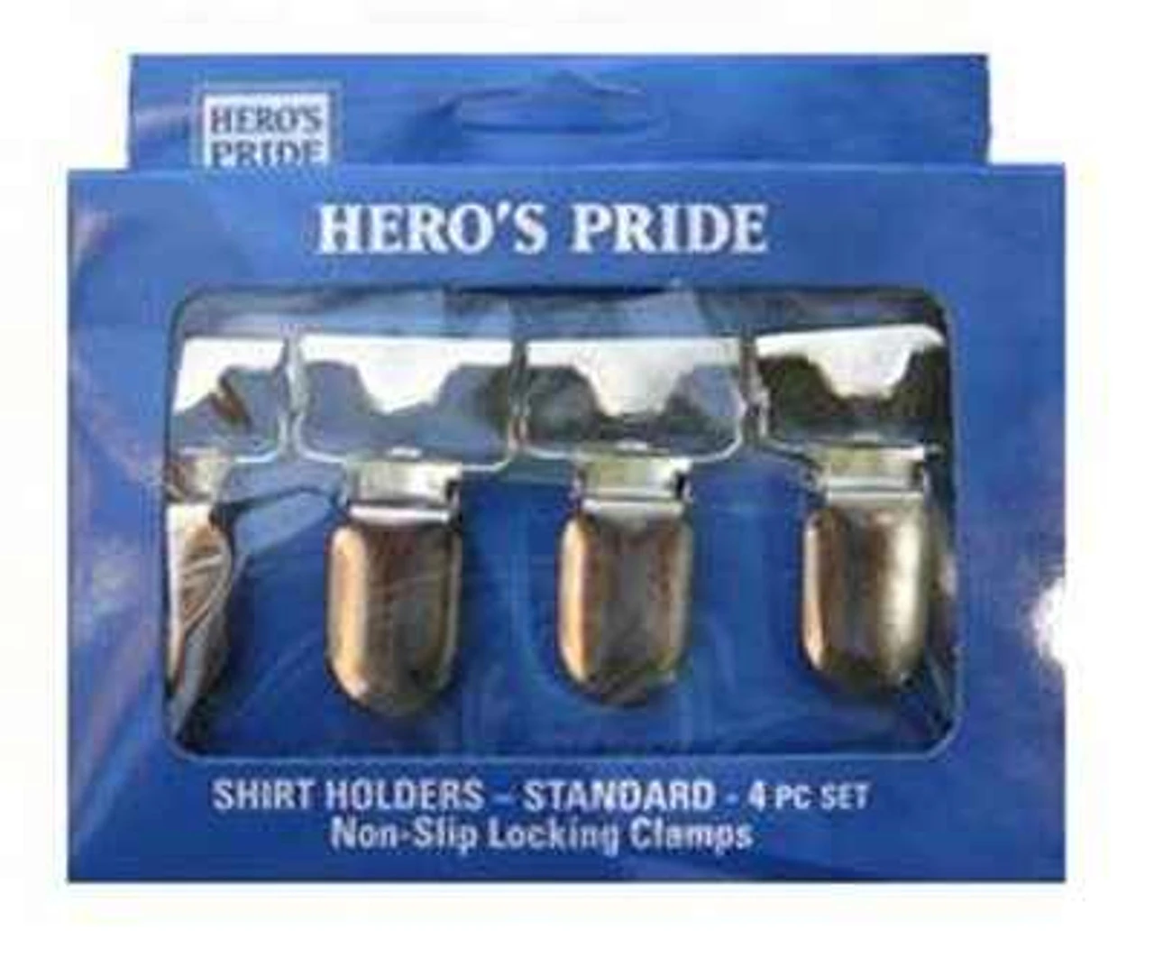 Hero's Pride Shirt Holders With Claw Clasp - Black 5 Hero's Pride Shirt Holders With Claw Clasp - Black - Image 3