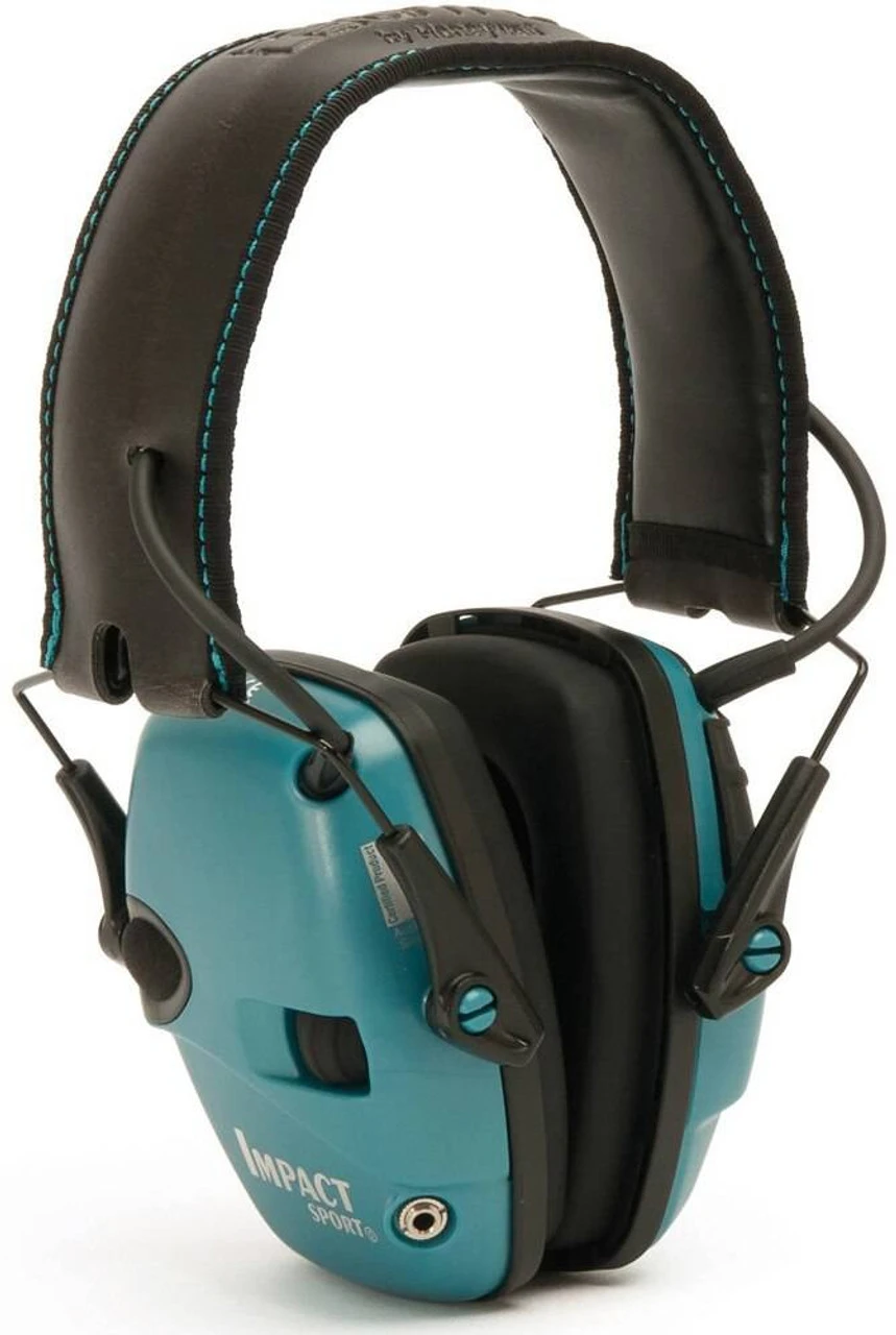 Howard Leight Teal Impact Sport Electronic Earmuff 3 Howard Leight Teal Impact Sport Electronic Earmuff