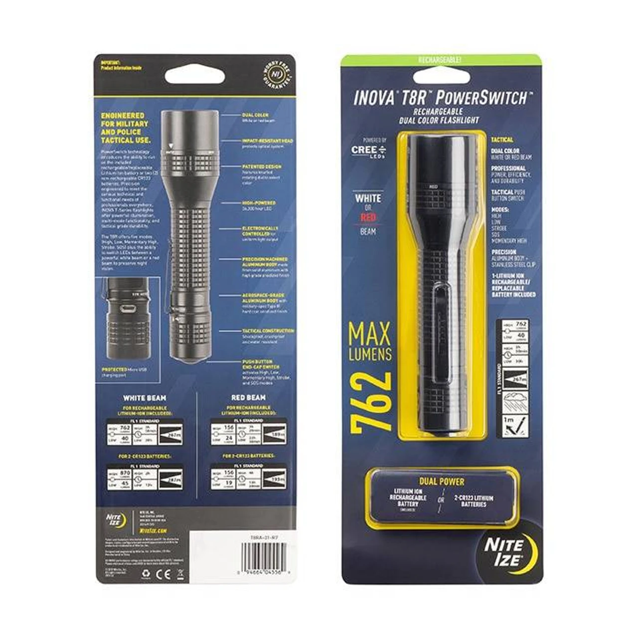 Inova T8R PowerSwitch Rechargeable Dual Color LED Flashlight 11 Inova T8R PowerSwitch Rechargeable Dual Color LED Flashlight - Image 9