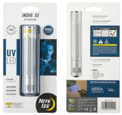 Inova X5 UV LED Flashlight -Outdoor Life Store inova x5 uv led flashlight x5cuv 11 r7 93843.1646834326