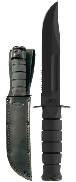 Ka-Bar Knives Full-Size Black - Serrated Edge