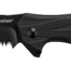 Kershaw Lateral Black Serrated Drop Point Flipper Knife 1645BLKST -Outdoor Life Store kershaw lateral black serrated drop point flipper knife 1645blkst 1645blkst 19646.1675127183