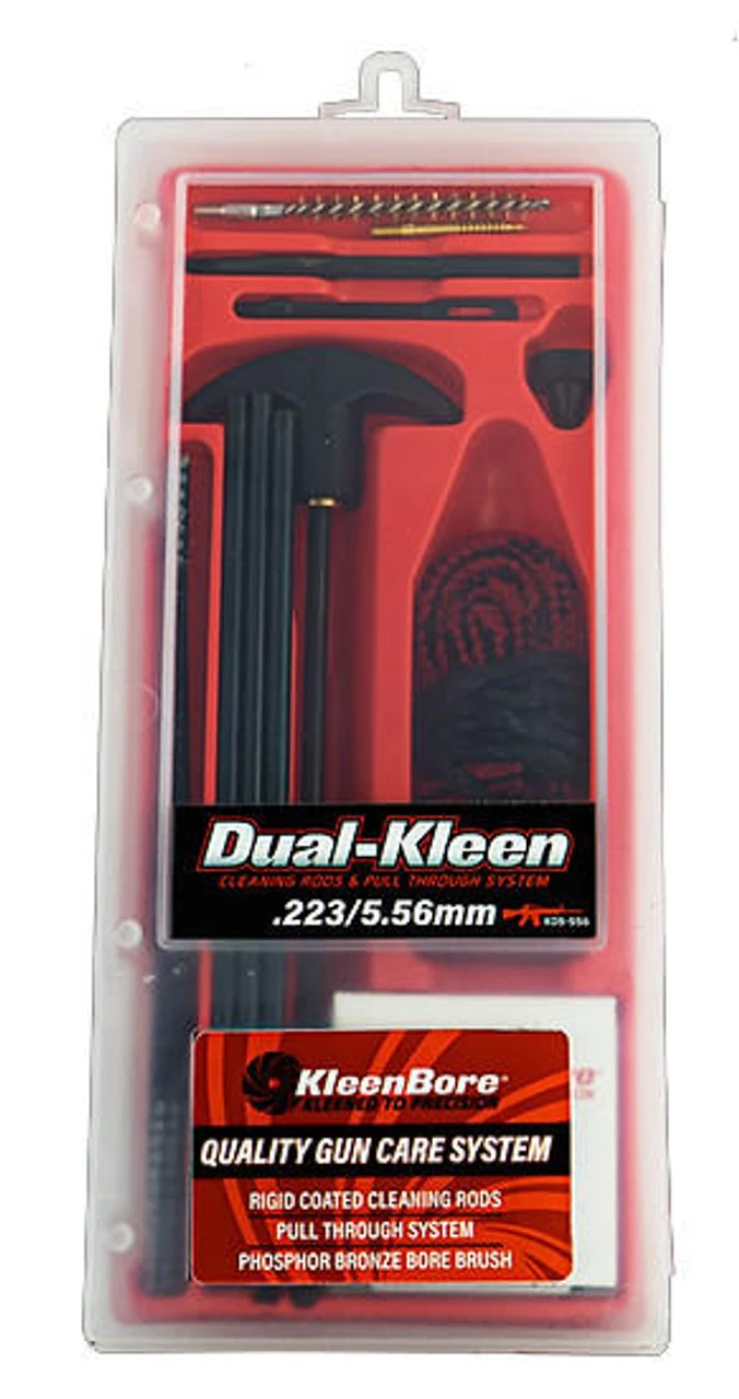 KleenBore Rod & Kwick Kleen Rope Cleaner Dual System .22/.223/5.56mm Kit 3 KleenBore Rod & Kwick Kleen Rope Cleaner Dual System .22/.223/5.56mm Kit